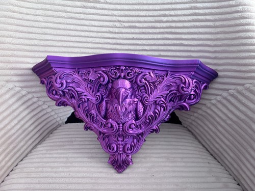 étagère murale violet - murale, avec