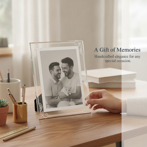 Cadre photo verre moderne - cadre,