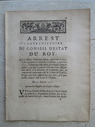 Arrêt 1787 accusation - arrêt, :