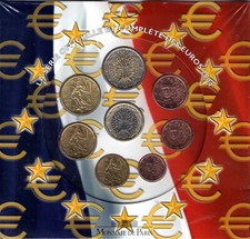 COFFRET  BU  EURO FRANCE 2004   LA MONNAIE DE PARIS