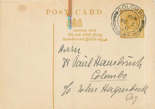 Colombo carte postale - colombo,