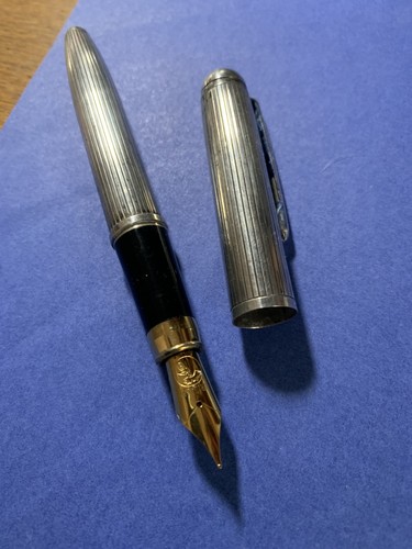 Stylo plume lecce argent - stylo,