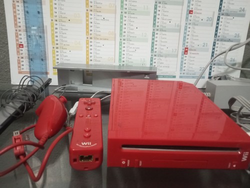 Console nintendo wii rouge - nintendo,