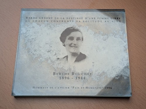 Berthe bouchet plaque - berthe,