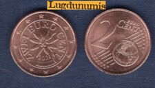 Autriche 2021 2 Centimes D'Euro SUP SPL Pièce neuve de rouleau - Austria