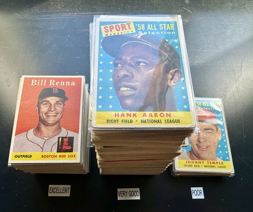 1958 topps baseball - 1958,