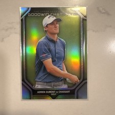 2024 UD Goodwin Champions Platinum Neon Green Adrien Dumont De Chassart