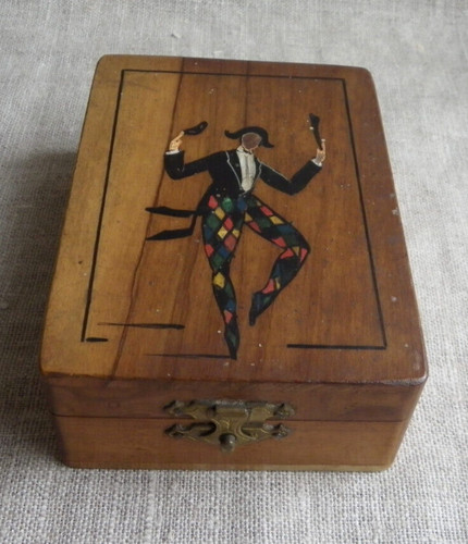 Boîte ancienne pour jeu - ancienne, de