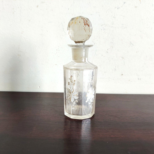 Bouteille verre claire à - verre,
