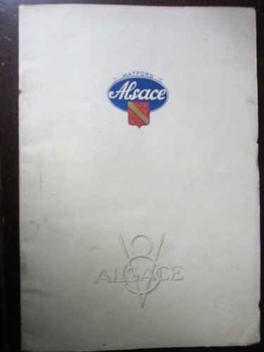 Plaquette matford alsace - plaquette,