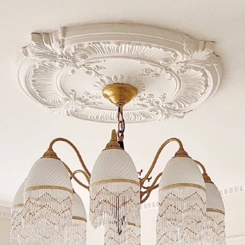 Rosace plafond pu - rosace,