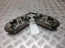 TRIUMPH SPEED TRIPLE 1050 RS BRAKE CALIPER FRONT BREMBO CALIPERS , WORK WELL , 1