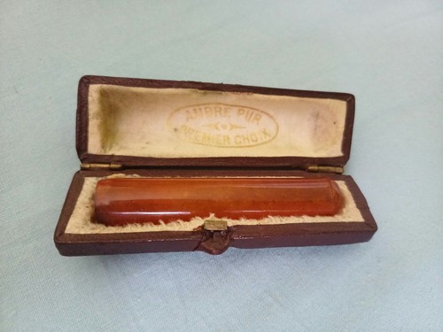 Porte pipe ancien ambre - ancien, pur