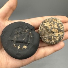 Ancien timbre image roi romain inhabituel ancien Bactrain