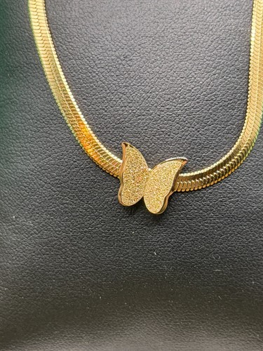 Collier neuf papillon - collier,