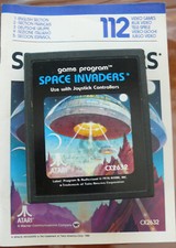 Space invaders  Jeu console Atari 2600 avec livret 1980