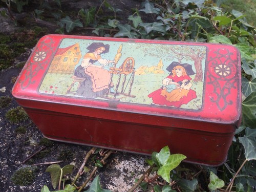 Ancienne boite biscuits en - ancienne,
