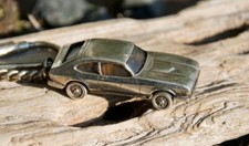 NICE VINTAGE AUTOMOBILE CAR KEYCHAIN / PENDANT # FORD CAPRI GHIA 925 STERLING