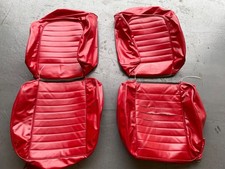 58-62 Corvette C1 Seat Covers - Red Vinyl