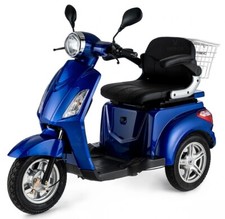 VELECO ZT15 Scooter électrique 3 roues Mobylette Senior Handicapé 900W 