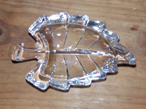 Vide poche cendrier cristal - en,