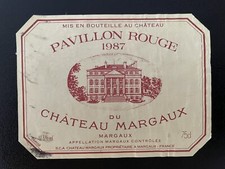 1987 Château Margaux Red Flag Label - 75cl