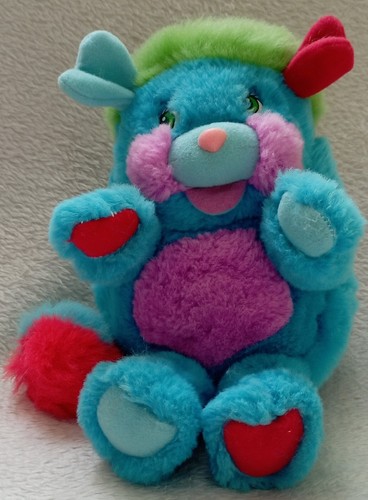 Peluche popples delplay bleu - popples,