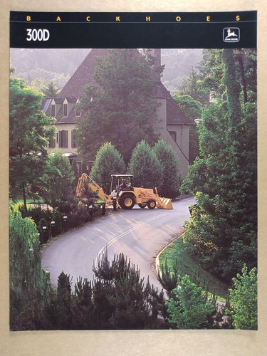 John deere 300d backhoe - deere, 1991