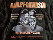 RARE BLOUSON VINTAGE BOMBER EN CUIR MOTO HARLEY DAVIDSON officiel état neuf