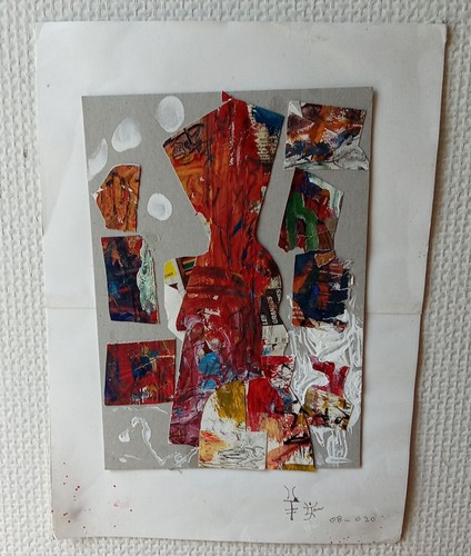 Collage expressionniste - collage,