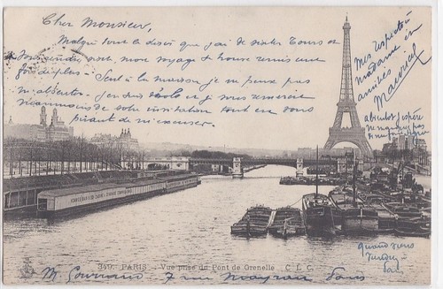 Cpa paris tour eiffel - cpa,