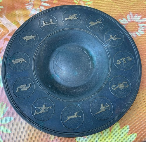 Grande assiette bronze - assiette,