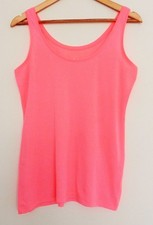 T shirt. Débardeur Rose Fluo