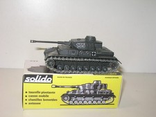 SOLIDO, German Panzer IV Tank Numbered 135 Black, 74' Military