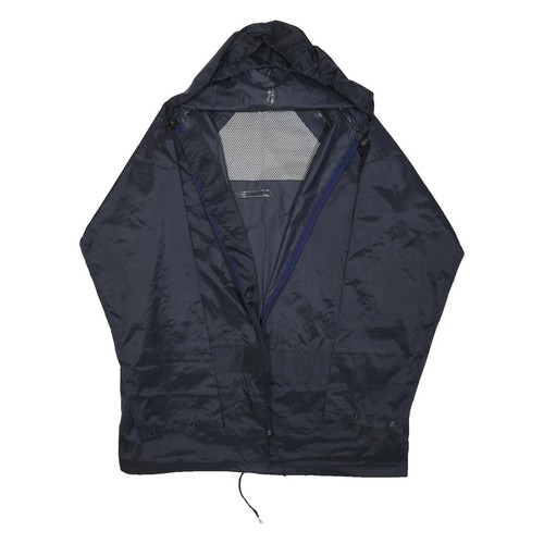 Elka veste nylon capuche bleu - veste,