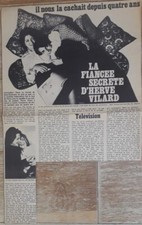 Hervé Vilard [Press Cut] His Secret Bride (1971) - Size: 41 x 26 cm