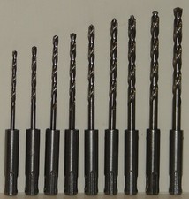 MAKITA SDS PLUS Metal Split Point 9 Pcs Bit Set 1/8”- ¼” Metal Drill BITS