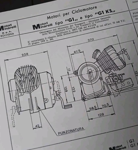 Moteur minarelli 1978 - ks,