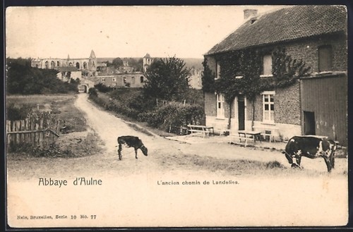 Cpa thuin abbaye aulne - cpa, d´aulne