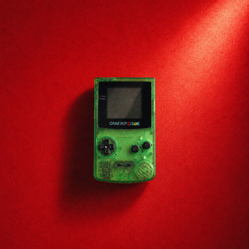 Nintendo game boy color - nintendo, clear