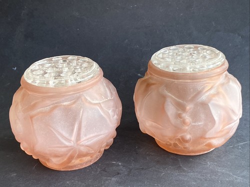 Paire vase verre - de,