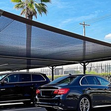 Voile d'ombrage noire pour extérieur, facile à installer, pliable, 100 x