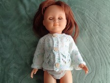 vêtement ,gilet pour poupée 40 cm convient à marie françoise modes et travaux