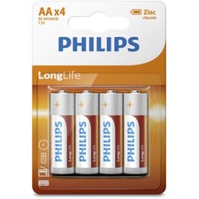 Pile AA LR6 Philips, lot de 4