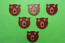 LOT 6 BOUTONS BOIS : theme