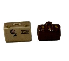 Arcadia Miniature SUITCASE and VALISE Salt And Pepper Set