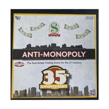 University Games Boardgame Anti-Monopoly (35th Anniversary Ed) Box EX/NM