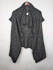Cardigan ouvert à cape en