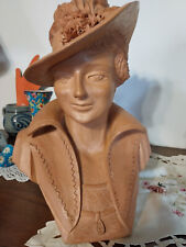 MAGNIFIQUE BUSTE TERRE CUITE