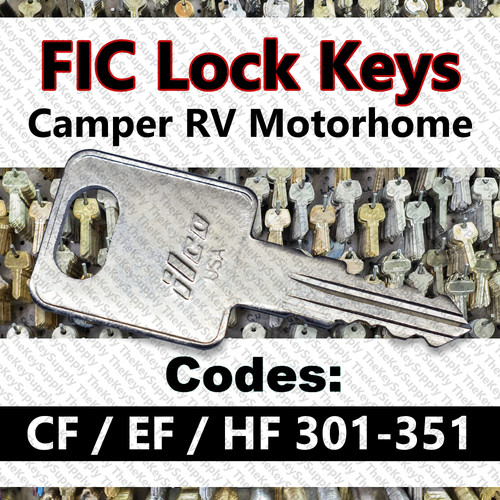 Fic lock key camper - fic, rv